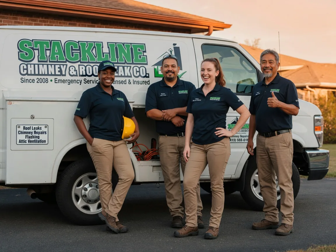 Chimney flashing repair company in Darrow, LA
